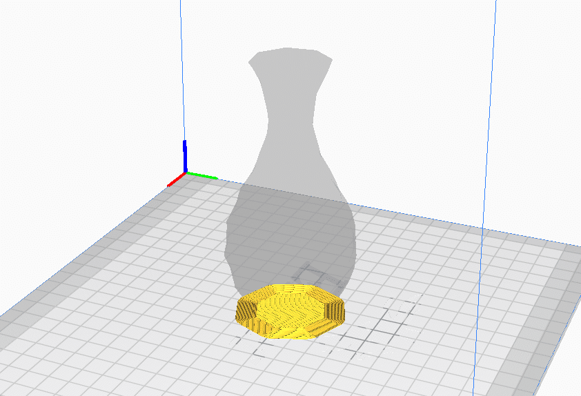 Low Poly Vase Brim - 3D Printerly