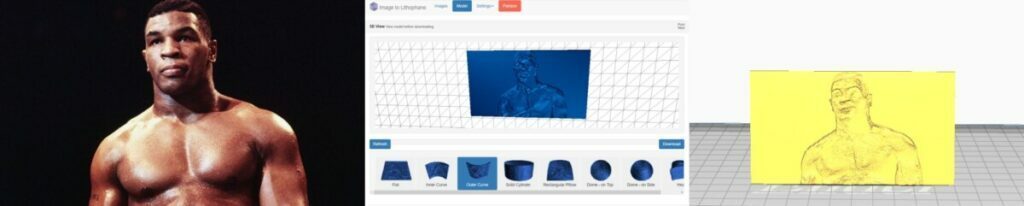 Mike Tyson Lithophane Process - 3D Printerly