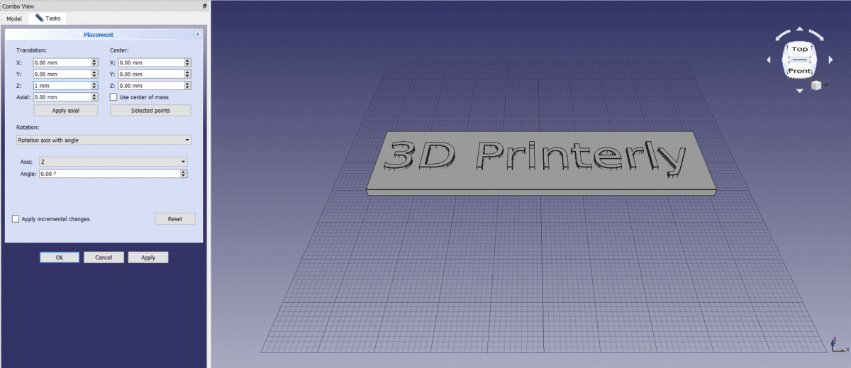 How to Make 3D Text - FreeCAD Extruded - 3D Printerly