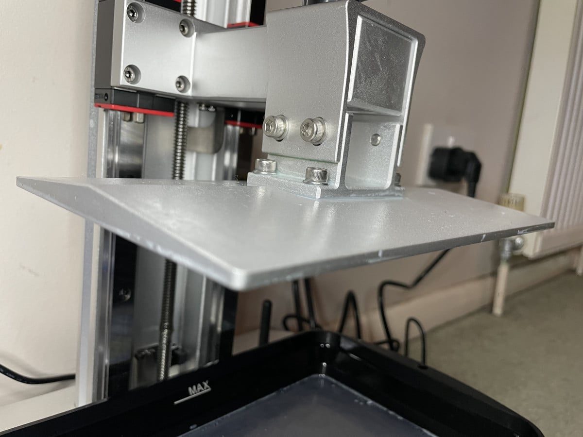 Anycubic Photon Mono X Review - Aluminum Build Plate - 3D Printerly