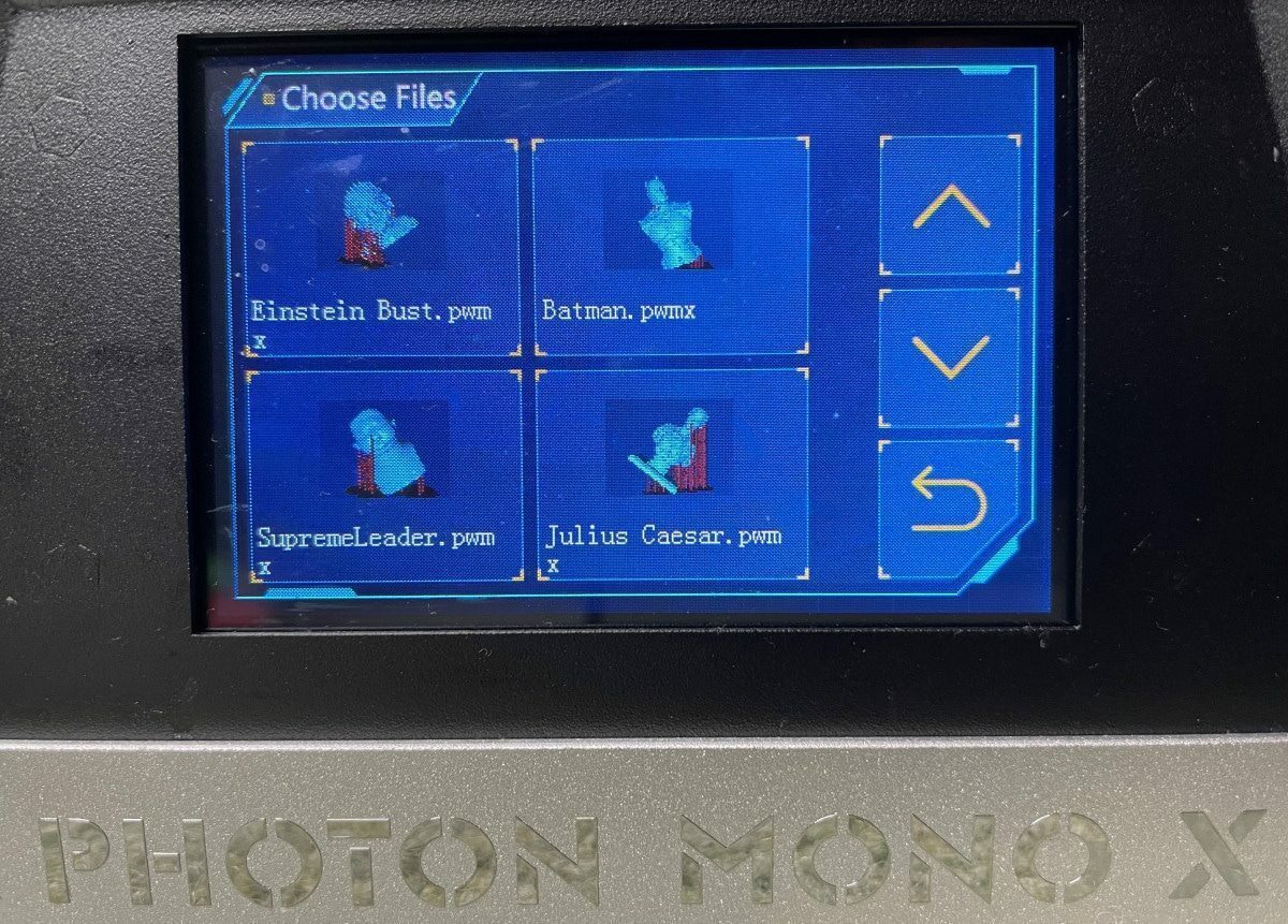 Photon Mono X Review - Touchscreen Display - 3D Printerly