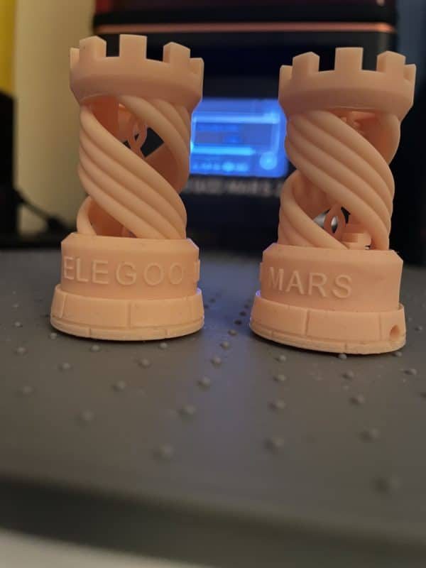 Elegoo Mars 2 Pro Review - Elegoo Mars Rooks Washed & Cured - 3D Printerly