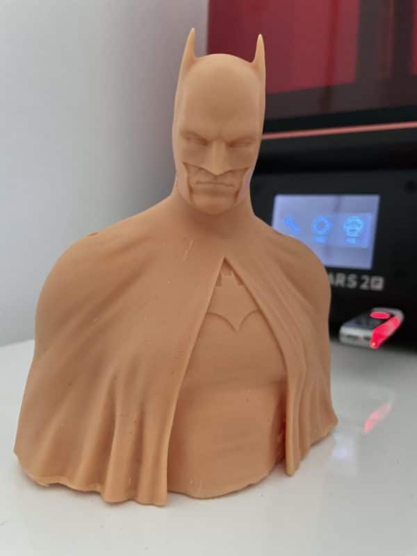 Elegoo Mars 2 Pro Review - Large Batman Model 2 - 3D Printerly