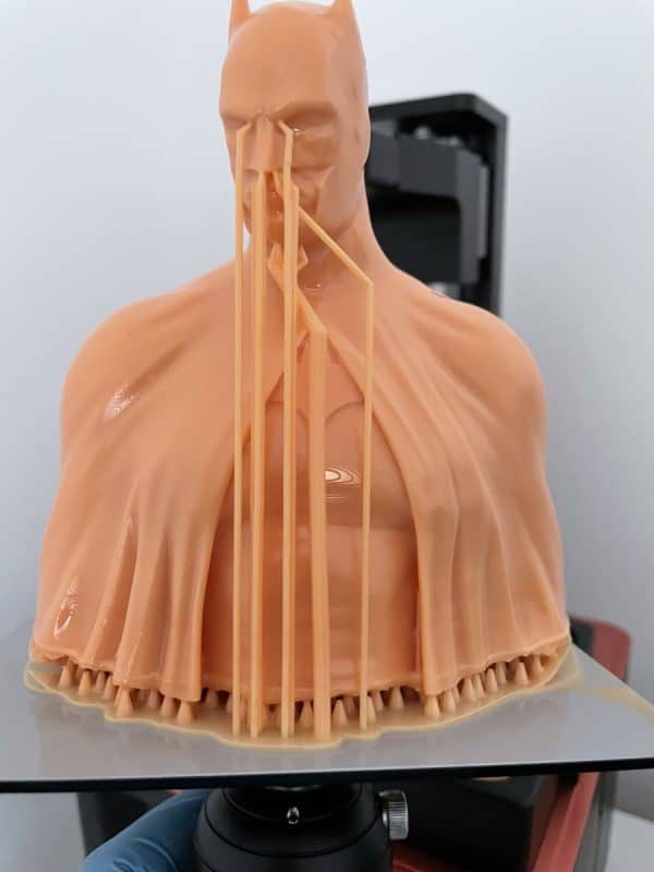 Elegoo Mars 2 Pro Review - Large Batman Model - 3D Printerly