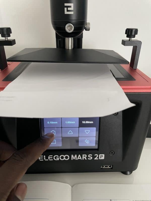 Elegoo Mars 2 Pro Review - Leveling Process - 3D Printerly