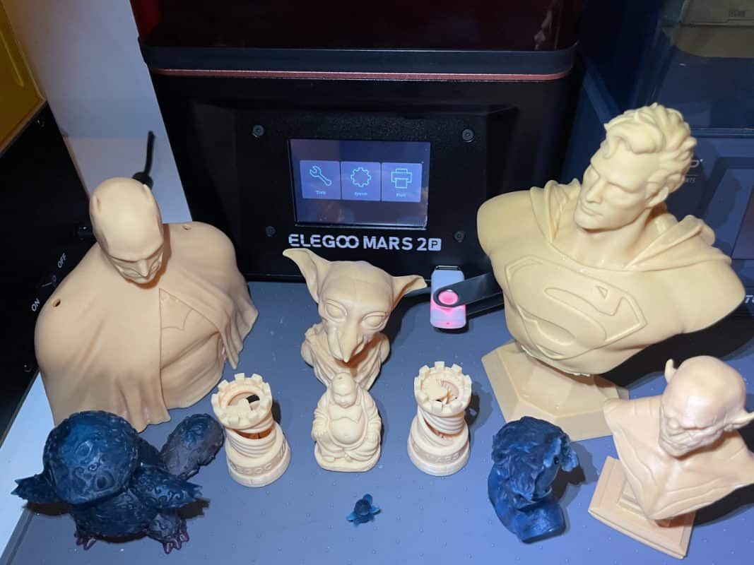 Elegoo Mars 2 Pro Review - Mars 2 Pro Print Showcase - 3D Printerly