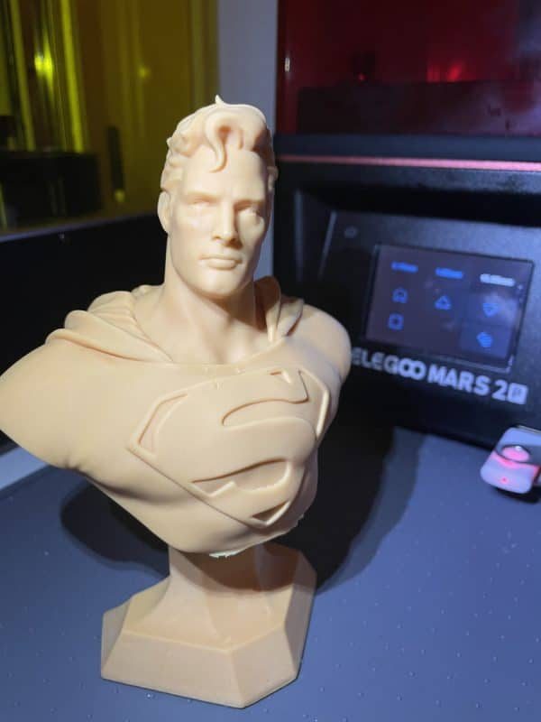Elegoo Mars 2 Pro Review - Superman 1 - 3D Printerly