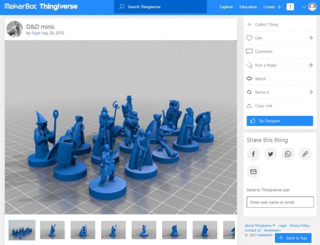 30 Cool Things to 3D Print for Dungeons & Dragons - D&D Minis Set - 3D Printerly