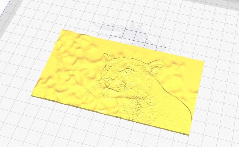 How to Make a Model From a Picture - Model Placed in Cura - 3D Printerly