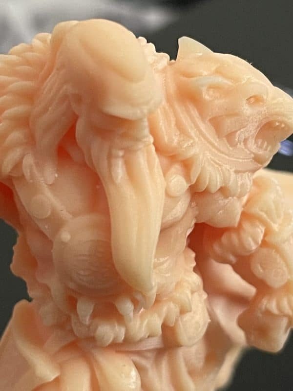 Anycubic Photon Ultra Review - Barbarian Model Closeup 1 - 3D Printerly