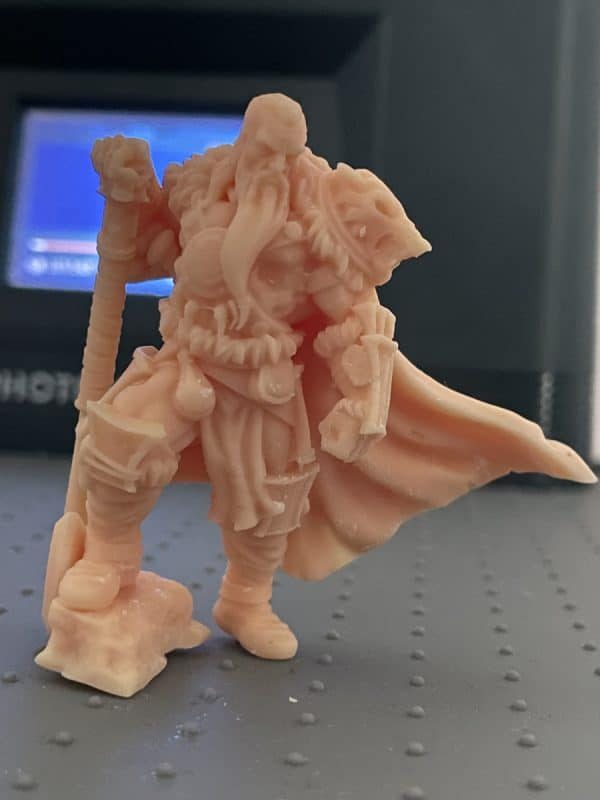 Anycubic Photon Ultra Review - Barbarian Print Hole Filled - 3D Printerly