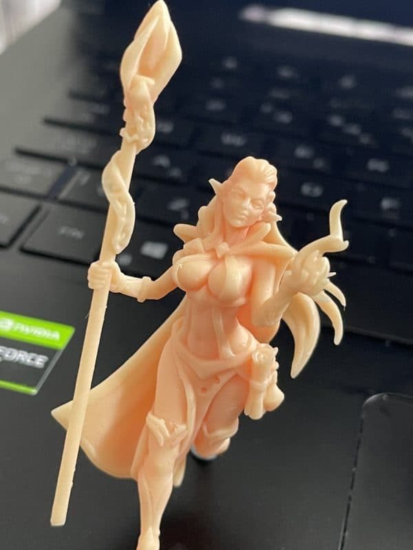 Anycubic Photon Ultra Review - Witch Print Closeup 2 - 3D Printerly
