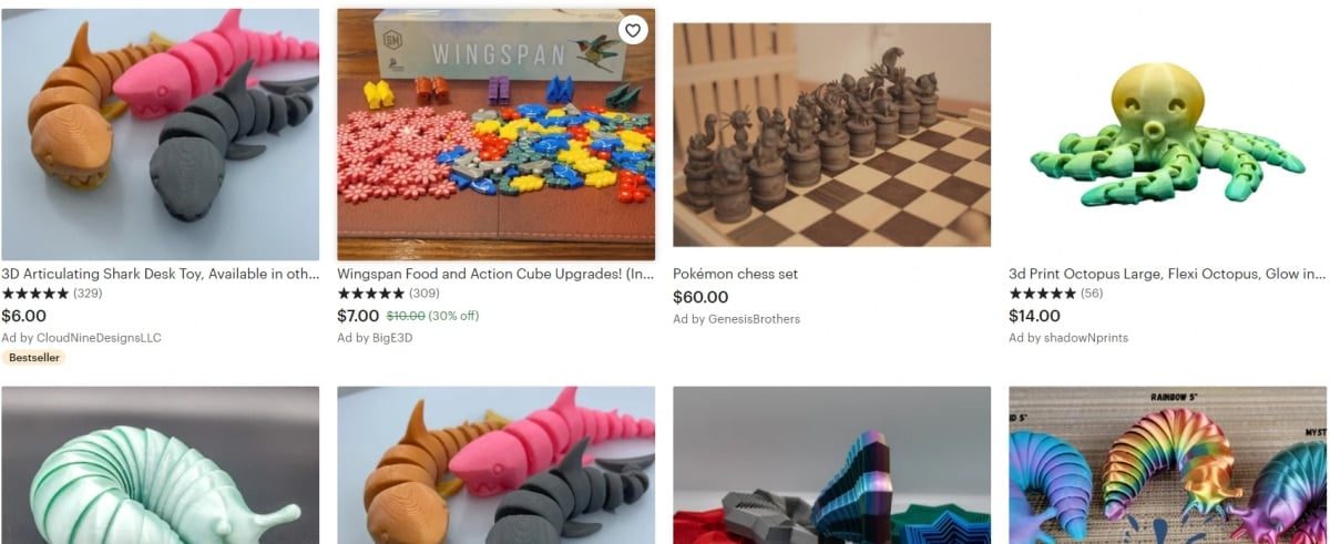 Cool Things to 3D Print & Actually Sell – Etsy & Thingiverse – 3D Printerly