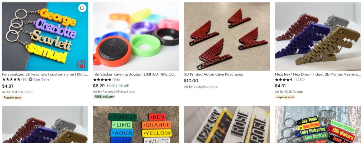 Cool Things to 3D Print & Actually Sell – Etsy & Thingiverse – 3D Printerly