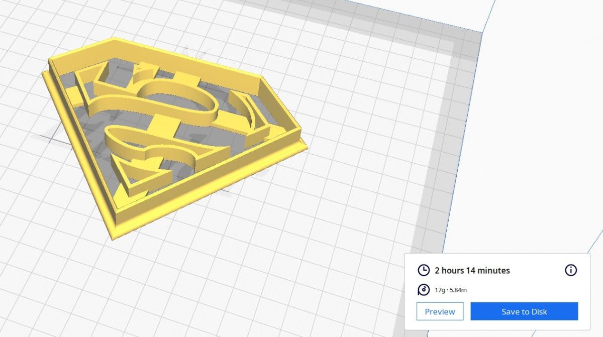 How to Make 3D Printed Cookie Cutters - Superman Cookie Cutter in Cura - 3D Printerly