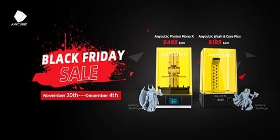 Anycubic Special Black Friday Deals - Black Friday Sale Picture - 3D Printerly