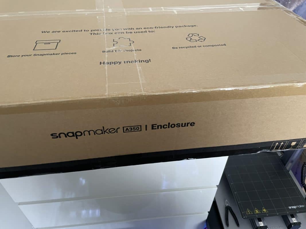 Snapmaker 2.0 A350 Enclosure Review - Enclosure Box - 3D Printerly