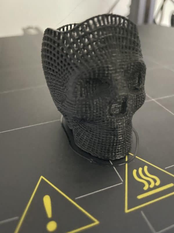Snapmaker 2.0 A350 Review - Skull Art File Printed - 3D Printerly