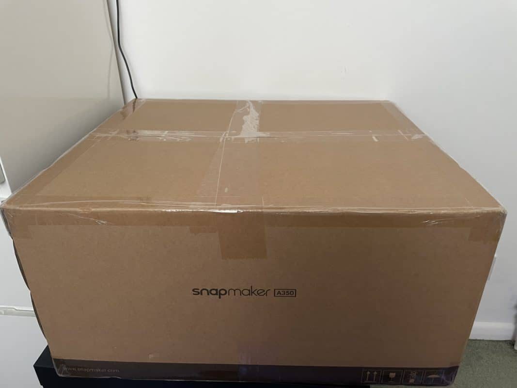 Snapmaker 2.0 A350 Review - Snapmaker Box - 3D Printerly