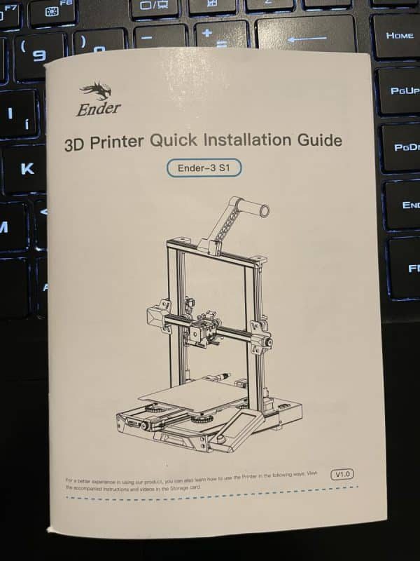 Creality Ender 3 S1 Review - Quick Installation Guide - 3D Printerly