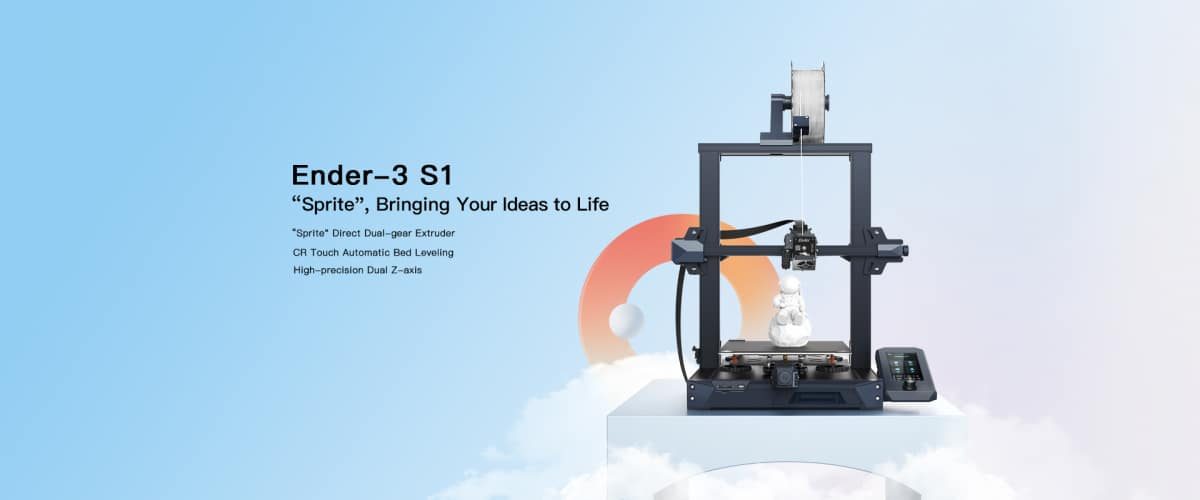 Creality Product Launch - Creality Ender 3 S1 Banner - 3D Printerly