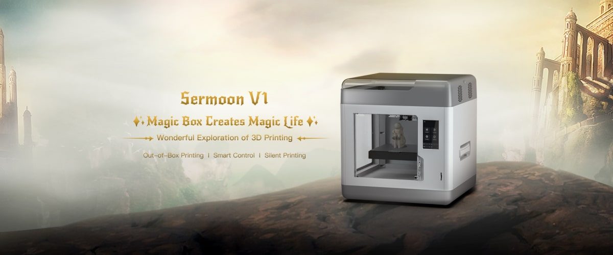 Creality Product Launch - Creality Sermoon V1 & Pro Banner - 3D Printerly