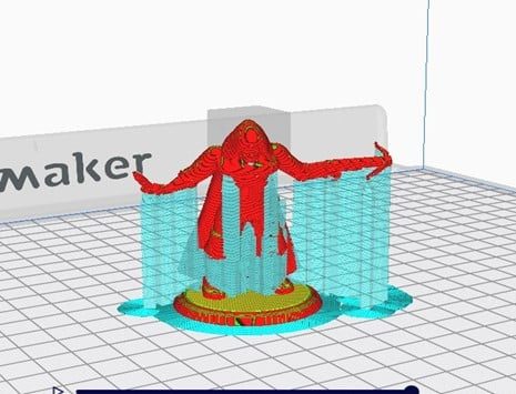 How to 3D Print Support Structures - Supports Blockers Preview Mode - 3D Printerly