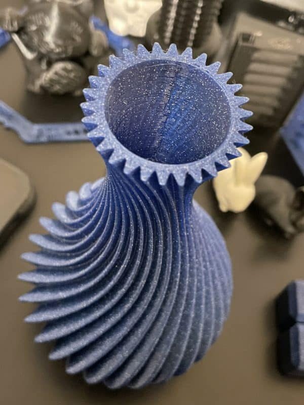 Creality Ender 3 S1 Review - Spiral Vase Blue PLA 3 - 3D Printerly