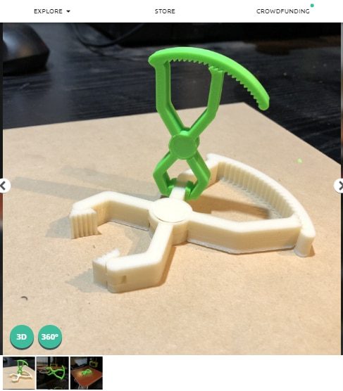 30 Best Print-in-Place 3D Prints - Ratchet Clamp - 3D Printerly