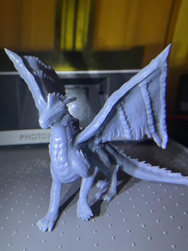 Anycubic Photon Mono X 6K Review - Gray Silver Dragon 1 - 3D Printerly