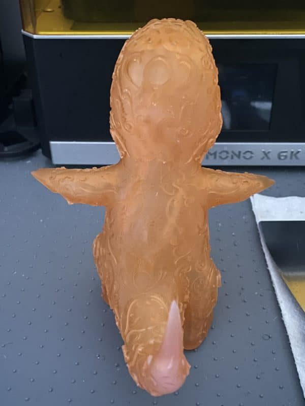 Anycubic Photon Mono X 6K Review - Ornamental Chamander Print - 3D Printerly