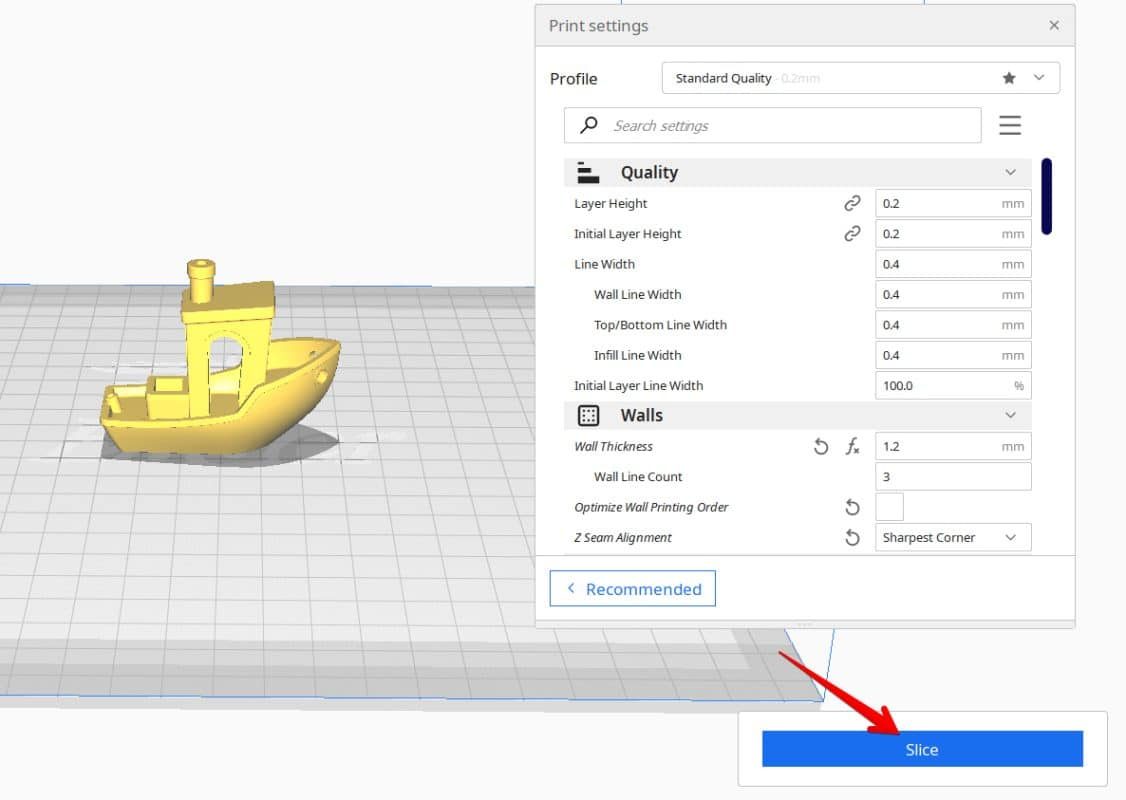 How to Use Cura - Slice Model in Cura - 3D Printerly