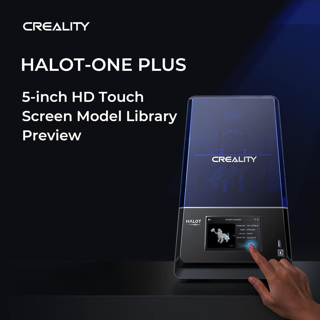 Halot-One Plus Article - 5 Inch Touchscreen - 3D Printerly