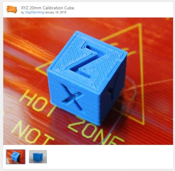 Pygmalion måtte evne How to Troubleshoot an XYZ Calibration Cube – 3D Printerly