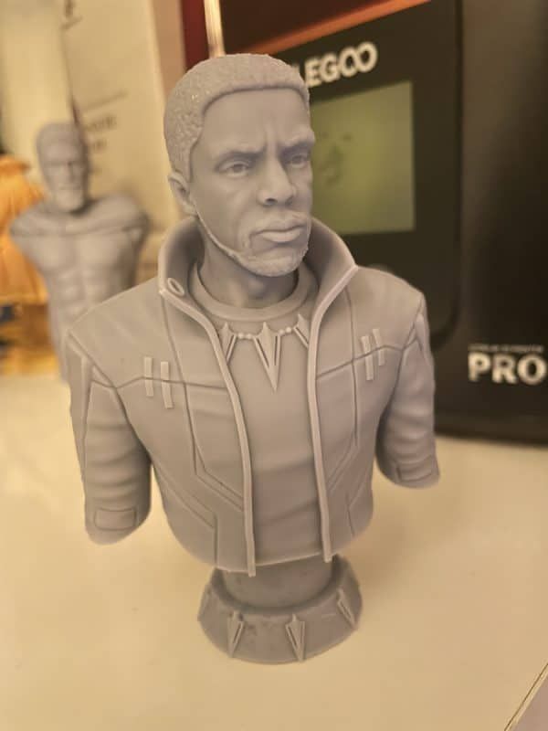 Elegoo Mars 3 Pro Review - Black Panther 1 - 3D Printerly