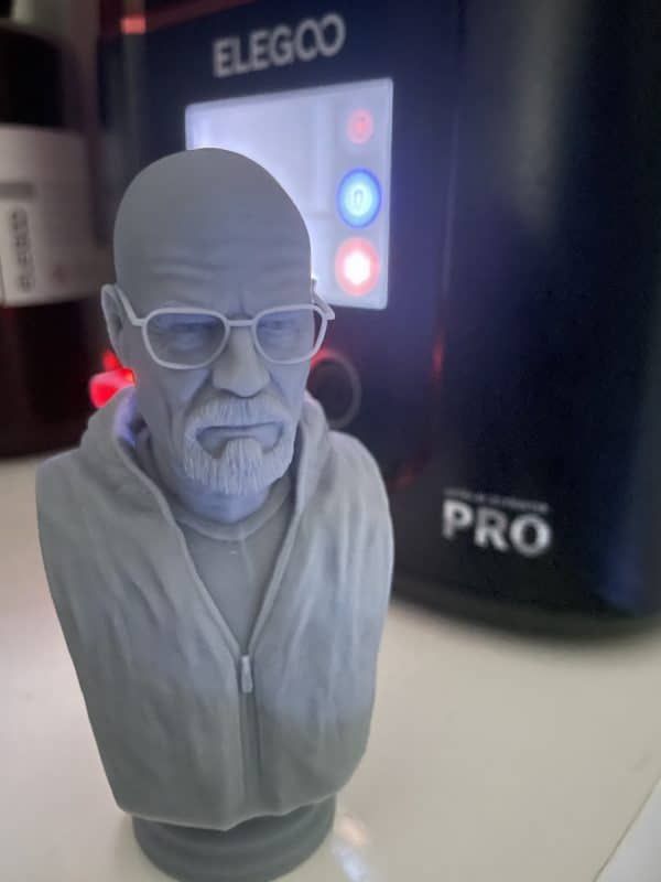 Elegoo Mars 3 Pro Review - Heisenberg Model 1 - 3D Printerly