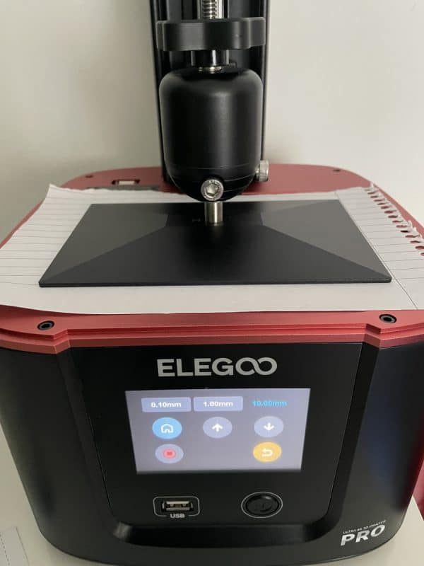 Elegoo Mars 3 Pro Review - Leveling Process 3 - 3D Printerly