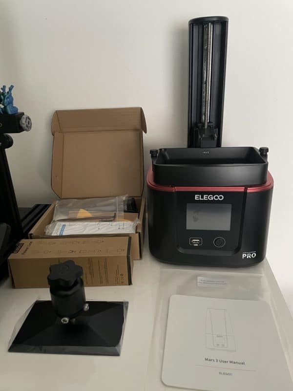 Elegoo Mars 3 Pro Review - Unpacked Box - 3D Printerly