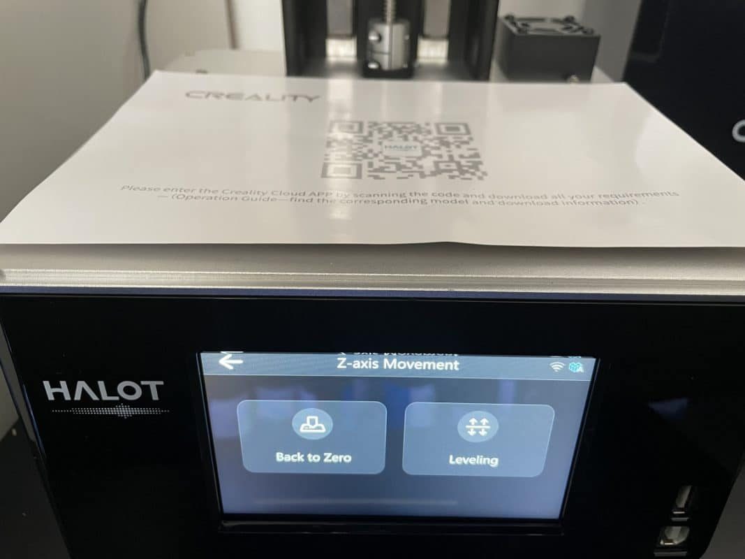 Halot-One Plus Review - Leveling Process with Paper - 3D Printerly