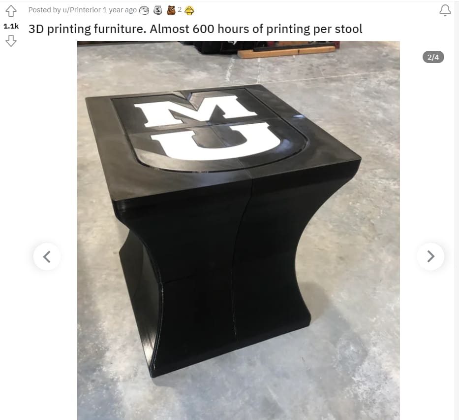 How to Make 3D Prints Look Like Wood - 3D Printed Furniture - 3D Printerly