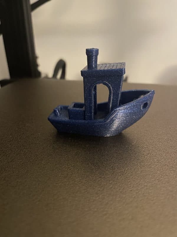 Anycubic Kobra Go Review - Blue 3D Benchy - 3D Printerly