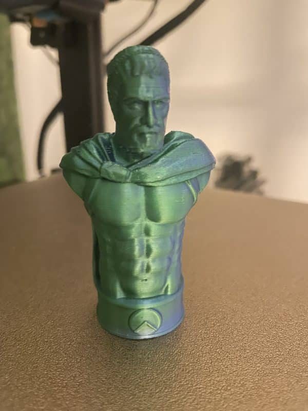 Anycubic Kobra Go Review - Blue & Green Leonides - 3D Printerly