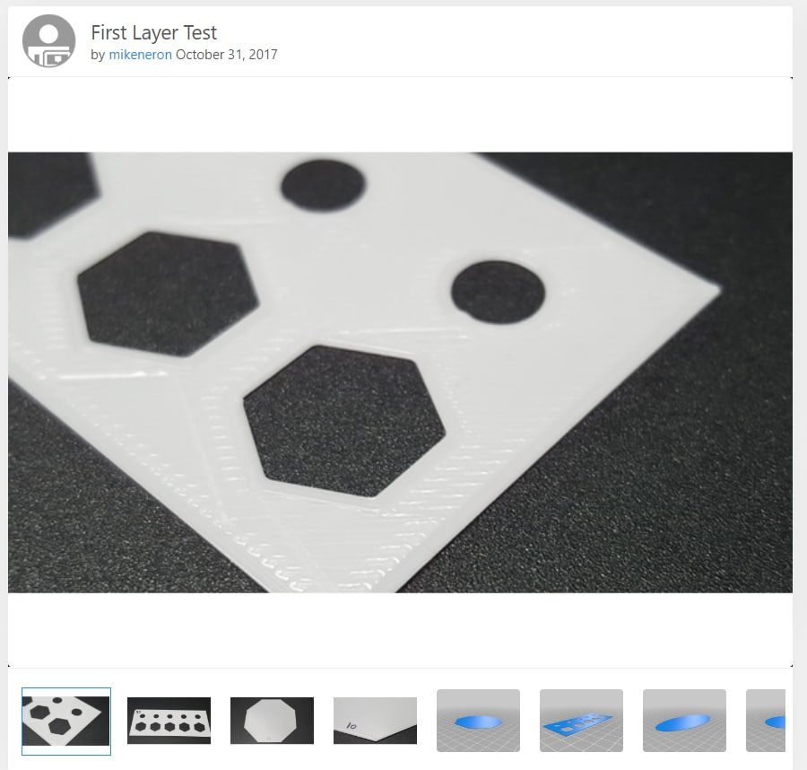 Best First Layer Test - First Layer Test by mikeneron - 3D Printerly
