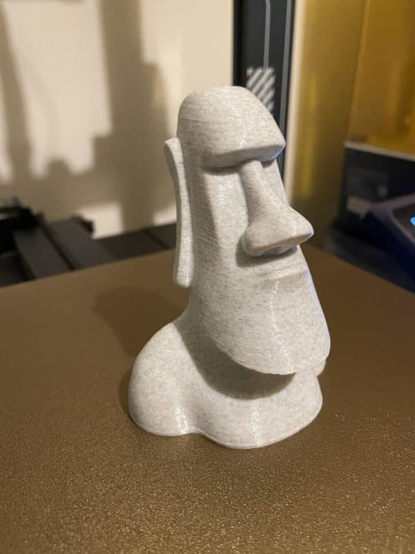 Elegoo Neptune 3 Pro Review - Easter Island Head 1 - 3D Printerly