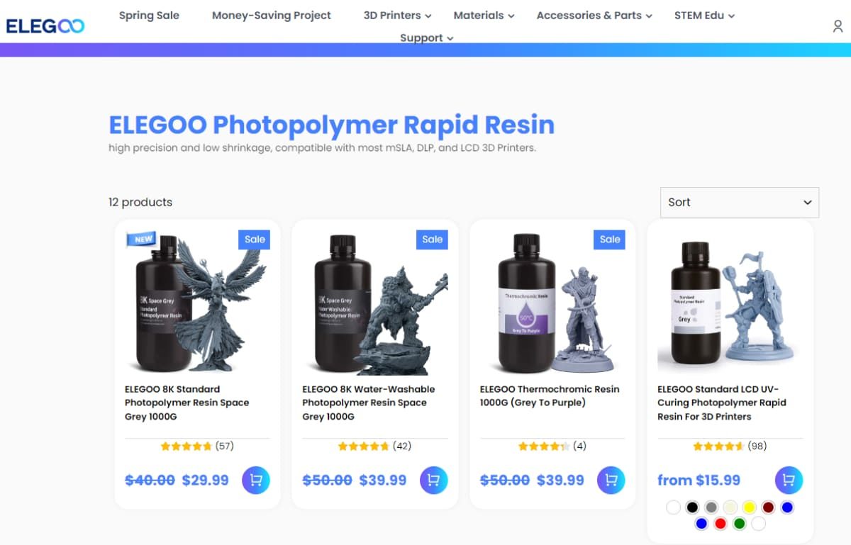 Where to Buy Resin for 3D Printers - Elegoo - 3D Printerly