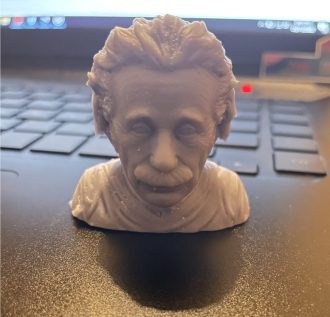 Einstein Bust 0.025mm Layer Height - 3D Printerly