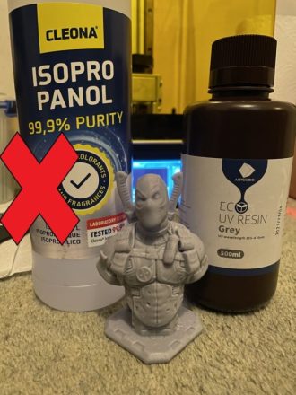 How to Clean Resin 3D Prints Without Isopropyl Alcohol