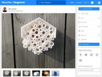 Wood 3D Prints That You Can Make - Bee Hotel - 3D Printerly