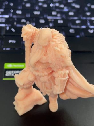 Anycubic Photon Ultra Review - Barbarian Model Closeup - 3D Printerly