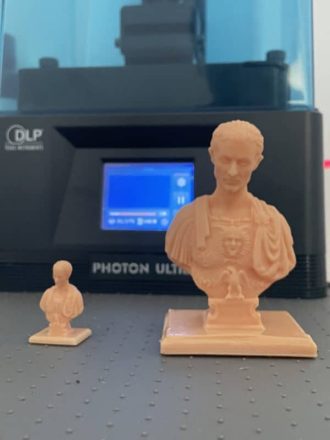 Anycubic Photon Ultra Review - Caesar Model Closeup 2 - 3D Printerly